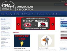 Tablet Screenshot of omahabarassociation.com